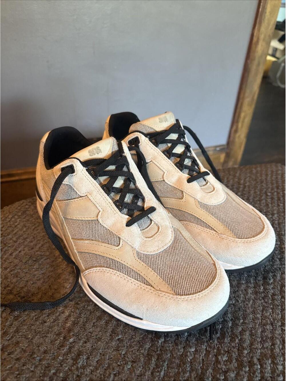 SAS Journey Mesh Men’s 13 W Shoes Gray Suede Walking Comfort Sneakers USA